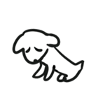 嬉しい白目犬（個別スタンプ：2）