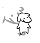 嬉しい白目犬（個別スタンプ：5）