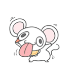 赤ちゃんねずみチルンはいつも楽しいよ（個別スタンプ：4）