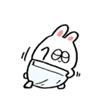 人生2回目！坊やウサギ（個別スタンプ：4）