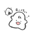 もちもちとおにぎりちゃん（個別スタンプ：3）