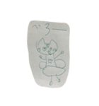 ねこマンスタンプ第①（個別スタンプ：3）