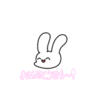 でちっ娘うさこ（個別スタンプ：11）