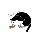 ノラネコくろまめ。（個別スタンプ：10）