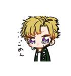 金髪黒マスク君（個別スタンプ：3）