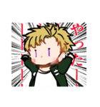 金髪黒マスク君（個別スタンプ：4）