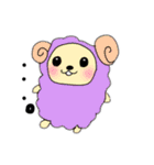 ゆるーい愉快などうぶつたち（個別スタンプ：3）
