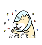 エリザベスカラーわんこ（リメイク）（個別スタンプ：5）