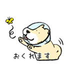 エリザベスカラーわんこ（リメイク）（個別スタンプ：10）