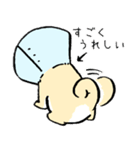 エリザベスカラーわんこ（リメイク）（個別スタンプ：16）