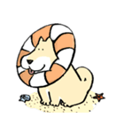 エリザベスカラーわんこ（リメイク）（個別スタンプ：37）