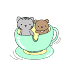 ねこのコン。5 〜くまったくんと遊園地〜（個別スタンプ：6）