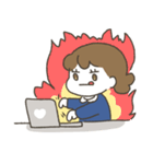 幸せなハッピーハピ（個別スタンプ：21）