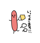 どこかで見ためんたいこさん（個別スタンプ：3）