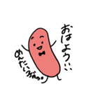 どこかで見ためんたいこさん（個別スタンプ：5）