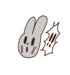 ゆるめの白うさぎ（個別スタンプ：32）