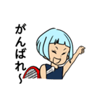 テニス（女の子）（個別スタンプ：27）