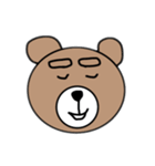 まゆげくまちゃん その2（個別スタンプ：20）