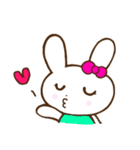 うさぎのうー♡毎日使える♡伝えるスタンプ（個別スタンプ：4）