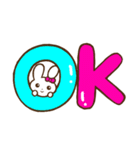 うさぎのうー♡毎日使える♡伝えるスタンプ（個別スタンプ：8）