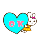 うさぎのうー♡毎日使える♡伝えるスタンプ（個別スタンプ：15）