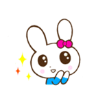 うさぎのうー♡毎日使える♡伝えるスタンプ（個別スタンプ：24）