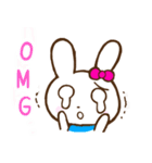 うさぎのうー♡毎日使える♡伝えるスタンプ（個別スタンプ：34）