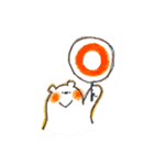 しろくまとひよこ（個別スタンプ：4）