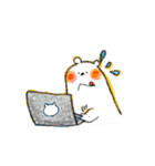 しろくまとひよこ（個別スタンプ：31）