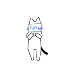 うさぎとねこの日常スタンプ（個別スタンプ：18）