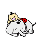 アニマル昆虫〜カブタムシ（個別スタンプ：36）
