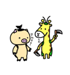 アニマル昆虫〜カブタムシ（個別スタンプ：39）