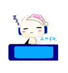毛玉マスクスタンプ（個別スタンプ：3）