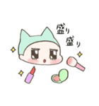 どうぶつ帽子〈ねこきのこ〉（個別スタンプ：30）