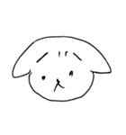 しろいくまのようないきもの（個別スタンプ：1）