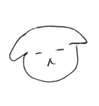 しろいくまのようないきもの（個別スタンプ：6）