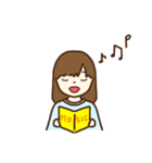 みずいろちゃんのスタンプ（個別スタンプ：1）