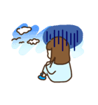 みずいろちゃんのスタンプ（個別スタンプ：2）