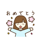 みずいろちゃんのスタンプ（個別スタンプ：11）