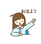 みずいろちゃんのスタンプ（個別スタンプ：13）