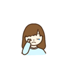 みずいろちゃんのスタンプ（個別スタンプ：20）
