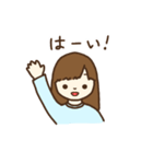みずいろちゃんのスタンプ（個別スタンプ：28）