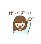 みずいろちゃんのスタンプ（個別スタンプ：35）