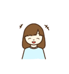 みずいろちゃんのスタンプ（個別スタンプ：40）