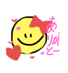 赤リボンのニコちゃん（個別スタンプ：8）