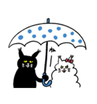 黒猫のウキウキスタンプ2（個別スタンプ：36）