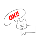 ネコですが。（個別スタンプ：1）