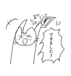 大学生活に向いていないねこ（個別スタンプ：35）