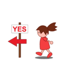 旅する女の子（個別スタンプ：3）