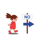 旅する女の子（個別スタンプ：4）